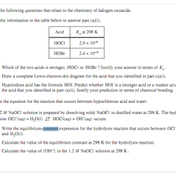 Ap chemistry unit 3 mcq