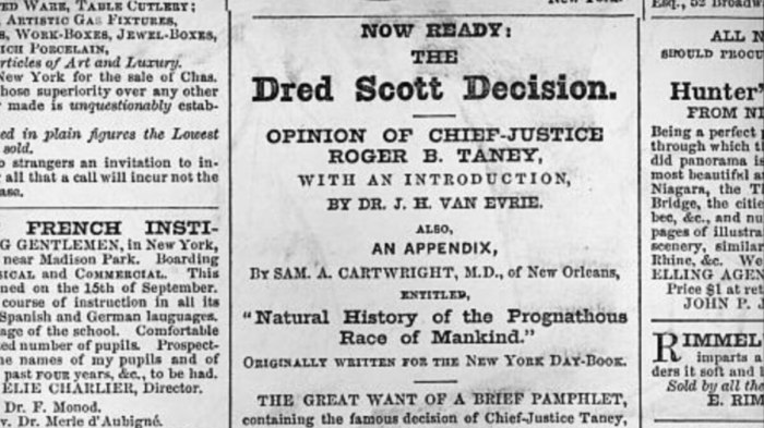 Dred scott v sandford 1857 icivics answer key