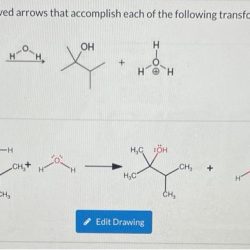 Draw the curved arrows that accomplish the following transformation