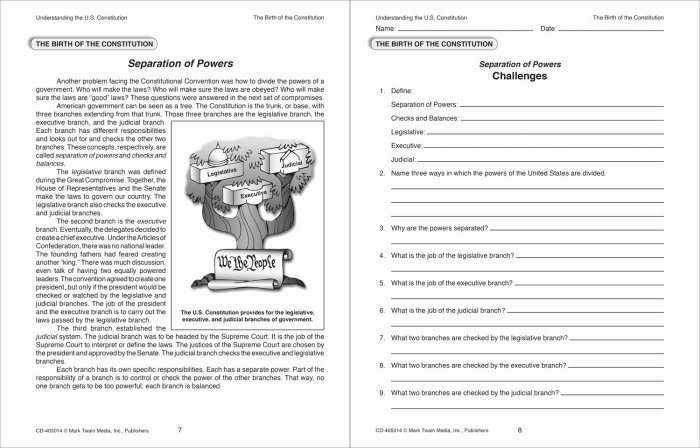 Constitutional principles worksheet answer key